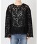 《セットアップ可》brushed lace ブラウス
