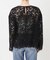 《セットアップ可》brushed lace ブラウス