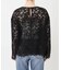 《セットアップ可》brushed lace ブラウス