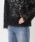 《セットアップ可》brushed lace ブラウス