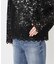 《セットアップ可》brushed lace ブラウス