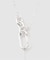 Soierie / ソワリー Raw edge clip necklace