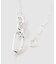 Soierie / ソワリー Raw edge clip necklace