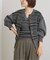 PROVOKE/プロヴォーク fair isle cocoon cardigan