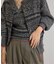 PROVOKE/プロヴォーク fair isle cocoon cardigan