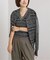 PROVOKE/プロヴォーク fair isle cocoon cardigan