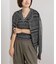 PROVOKE/プロヴォーク fair isle cocoon cardigan