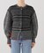 PROVOKE/プロヴォーク fair isle cocoon cardigan
