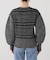 PROVOKE/プロヴォーク fair isle cocoon cardigan