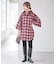 《別注》crinkle check frill collar shirts*