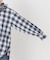 《別注》crinkle check frill collar shirts*