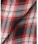 《別注》crinkle check frill collar shirts*