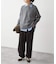 ウォッシャブルウールボートネックプルオーバー