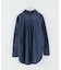 crinkle crinkle crinkle / indigo frill collar shirts