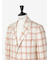 【IZ】ウール混 チェックジャケット