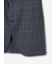 【IZG】リネン混 チェック柄ジャケット