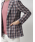 パナマジャージー チェックジャケット