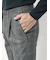 【GENTLEMAN 1P】チェック柄 ウールパンツ