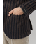 アルパカ混 ストライプジャケット