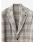 シルクウール チェックジャケット