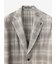 シルクウール チェックジャケット