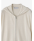 シルクコットン ニットパーカー