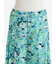 花柄プリントプリーツパンツ