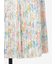 プリントプリーツ巻きスカート