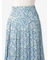 小花柄ボタンプリーツスカート