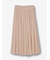 ドット柄 プリーツスカート
