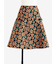 フラワー柄 ジャカードスカート