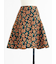 フラワー柄 ジャカードスカート