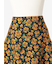 フラワー柄 ジャカードスカート