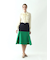 バイカラーフレアスカート