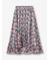 フラワー柄 フレアスカート