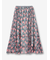 フラワー柄 フレアスカート