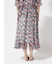 フラワー柄 フレアスカート