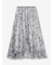 フラワー柄 フレアスカート