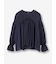 シフォンギャザースモックブラウス