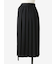 ウール サイドオープンプリーツ ベルトスカート