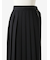 ウール サイドオープンプリーツ ベルトスカート