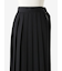 ウール サイドオープンプリーツ ベルトスカート