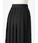 ウール サイドオープンプリーツ ベルトスカート