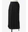 ウール サイドオープンプリーツ ベルトスカート