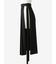 ウール サイドオープンプリーツ ベルトスカート