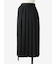 ウール サイドオープンプリーツ ベルトスカート