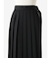 ウール サイドオープンプリーツ ベルトスカート