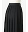 ウール サイドオープンプリーツ ベルトスカート