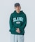 COLLEGE LOGO KNIT PULLOVER HOODIE