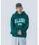COLLEGE LOGO KNIT PULLOVER HOODIE